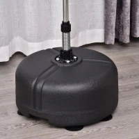 HOMCOM Punching Ball Ajustável em Altura com Base Recarregável Punching Ball de Boxe com Suporte e Luvas Ø48x136-154 cm Vermelho(m-9)