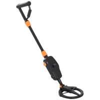 Outsunny Detetor de Metais Fácil de usar, Alta Precisão Visor LCD Bobina de Pesquisa Impermeável, Ideal para Principiantes(m-1)