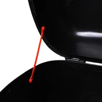 HOMCOM Mala para Motocicleta Mala para Mota Capacidade de 43L com Fechadura e 2 Chaves 55,5x41x27,5 cm Preto e Vermelho(m-10)