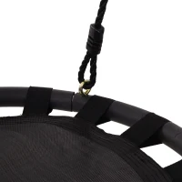 HOMCOM Baloiço para crianças forma redonda carga 100kg Assento confortável Tecido Oxford Jardim ao ar livre(m-9)