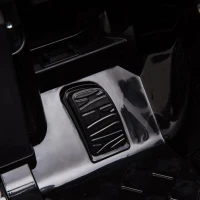 HOMCOM Carro Elétrico Mercedes AMG 12V para Crianças de 3-5 Anos com Controle Remoto Música Luzes Abertura da Porta 115x70x55cm Preto(m-10)