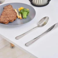 HOMCOM Mesa de Sala de Jantar Estilo Nórdico Mesa de Cozinha com Pés de Madeira de Faia Estrutura de Metal 120x60x75 cm Branco(m-11)
