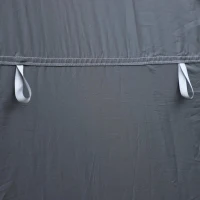 Outsunny Vestiário de praia dobrável Tenda para o chuveiro 120x120x190 cm Preto(m-8)