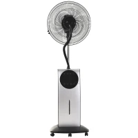 HOMCOM   Ventilador   Nebulizador de 3 potências   Desligamento automático multidirecional(m-1)