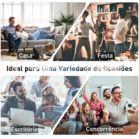 HOMCOM Matraquilho Profissional para Crianças e Adultos Mesa de Matraquilho com 8 Barras e 2 Bolas 122x61x80,7 cm Madeira(m-5)