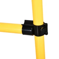 PawHut Conjunto de treinamento para cães com 4 obstáculos ajustáveis ​​com bolsa amarela(m-10)