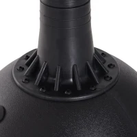 HOMCOM Saco de Boxe de Pé 165cm Sacos de Chão com Suporte para Preencher de Água ou Areia para Adultos e Crianças Preto(m-11)