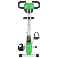 HOMCOM Bicicleta estática  para exercícios profissionais  Altura ajustável 43x97x109 cm Verde(m-4)