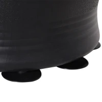 HOMCOM Saco de Boxe de Pé 165cm Sacos de Chão com Suporte para Preencher de Água ou Areia para Adultos e Crianças Preto(m-9)