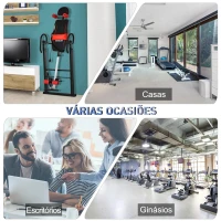 HOMCOM Mesa de Inversão Dobrável com Cintura Acolchoada e Cinto de Segurança Carga Máxima 150 kg(m-6)