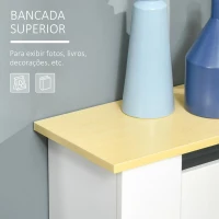 HOMCOM Cobertura Radiador 78x19x83cm Cobertura Radiador de MDF e Melamina de Madeira com Dispositivo Anti-Rolamento Desenho Moderno para Sala de Estar Dormitório Branco(m-4)
