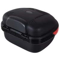 HOMCOM Mala para Motocicleta 30L Mala para Mota Universal com Chaves para Motocicletas Scooters 45x39x28cm Preto(m-8)