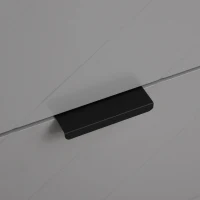 HOMCOM Cómoda com 4 Gavetas Base Elevada e Desenho Antiderrapante 80x40x79 cm Branco Cinzento e Preto(m-10)