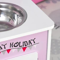 HOMCOM Cozinha  de brinquedo para crianças acima de 3 anos brinquedo educativo com espaço de armazenamento acessórios incluídos  som 55x 30x 80cm rosa(m-13)