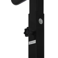 HOMCOM Tabela de Basquetebol Portátil Ajustável em Altura com Base Recarregável para Crianças e Adultos 86x165x302-352 cm Preto(m-11)