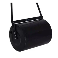Outsunny Rolo de jardim 30L de aço preenchido com água ou areia 32x40cm Cabo destacável(m-8)