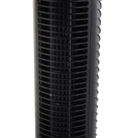 HOMCOM Ventoinha de Coluna com 3 Nivéis de Velocidade Temporizador 7,5h Potência 40W e Oscilação 70° Ø18x78,5 cm Preto(m-3)