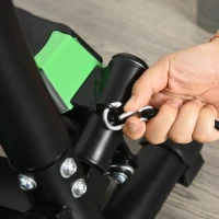 HOMCOM Máquina de Step Stepper Up-Down Máquina de Paso com 2 pedais ajustáveis para os pés 40x48x118cm(m-9)