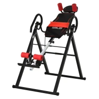 HOMCOM Mesa de Inversão Dobrável com Cintura Acolchoada e Cinto de Segurança Carga Máxima 150 kg(m-11)