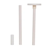 PawHut Arranhador para Gatos de Chão ao Teto com Altura Ajustável 4 Plataformas e Poste de Sisal 43x27x228-260 cm Marrom Escuro(m-12)