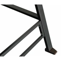 Outsunny Baloiço de Jardim de Vime PE com 3 Lugares Estrutura de Metal Almofada Toldo Ajustável Balcão Terraço Patio Carga Máx. 360kg 198x124x179cm Preto(m-7)