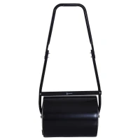 Outsunny Rolo de jardim 30L de aço preenchido com água ou areia 32x40cm Cabo destacável(m-11)
