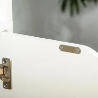 HOMCOM Estante para Livros com 4 Compartimentos Abertos e 1 Armário com 2 Prateleiras Armazenamento Livros Plantas para Sala de Estar Escritório 59x29x180cm Branco(m-8)