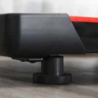 HOMCOM Passadeira Elétrica Dobrável Velocidade até 6km/h Passadeira com Controlo Remoto Ecrã LED e Rodas para Treinamento em Casa 133x61x103cm Preto(m-11)