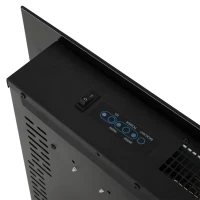 HOMCOM Lareira Eléctrica de Parede 1000/2000W Comando a Distância 90x9.5x56cm(m-11)