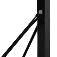 HOMCOM Tabela de Basquetebol Portátil Ajustável em Altura com Base Recarregável para Crianças e Adultos 86x165x302-352 cm Preto(m-10)