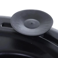 HOMCOM Punching Ball Ajustável em Altura com Base Recarregável Punching Ball de Boxe com Suporte e Luvas Ø48x136-154 cm Preto(m-10)