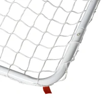 HOMCOM Conjunto de 2 balizas de futebol com rede e bola para crianças e adultos 78x46x 56cm Branco(m-8)