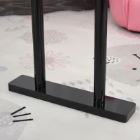 HOMCOM Piano de Cauda Infantil com 30 Teclas Banco Suporte de Partituras Piano para Crianças de MDF Instrumento Musical Educativo 52x50x49cm Preto(m-11)