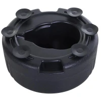 HOMCOM Punching Ball Ajustável em Altura com Base Recarregável Punching Ball de Boxe com Suporte e Luvas Ø48x136-154 cm Preto(m-11)