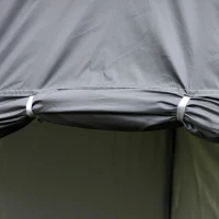 Outsunny Vestiário de praia dobrável Tenda para o chuveiro 120x120x190 cm Preto(m-6)