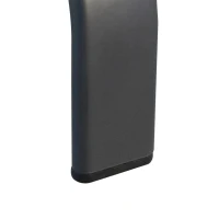 Outsunny Mesa de vidro temperado com bordas arredondadas  para pátio Terraço Varanda 68,5x68,5x84 cm  Preto e translúcido(m-10)