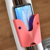 HOMCOM Bicicleta Estática Dobrável com Altura e Resistência Ajustáveis com Tela LCD e Assento com Encosto 51x97x115 cm Rosa(m-8)
