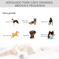 PawHut Gaiola dobrável de metal com rodas e freios Bandeja  removível e porta com travas125x76x81 cm Cinza escuro(m-8)