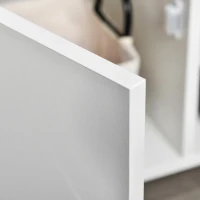 HOMCOM Móvel de TV para Televisores de até 60” Móvel de Sala de Estar Moderno com Armário 3 Compartimentos 120x40x55cm Branco(m-9)