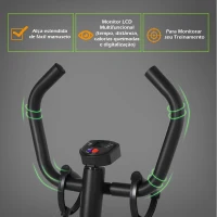 HOMCOM Máquina de Step Stepper Up-Down Máquina de Paso com 2 pedais ajustáveis para os pés 40x48x118cm(m-5)