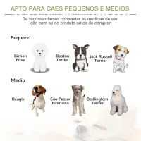 PawHut Sofá-cama para animais de estimação Sofá para cães Gatos com almofada acolchoada removível Pernas de madeira 73x58x37 cm Latão de veludo(m-7)
