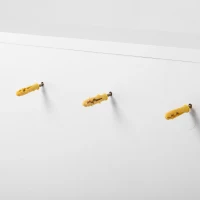 Kleankin Armário Casa de Banho com Espelho Móvel Auxiliar Montado na Parede com Prateleira Aberta e 2 Portas com Prateleira Interior Ajustável 54x15x55cm Branco(m-8)