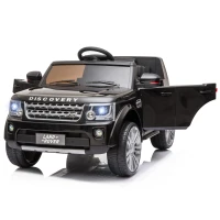 HOMCOM Carro Elétrico para Crianças de 3-6 Anos com Licença de  Land Rover Controle Remoto 102,5x69x55,4 cm Preto(m-1)