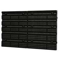 DURHAND Organizador de Ferragens para Parede com 30 Caixas de 2 Tamanhos Diferentes 37,5x18x63 cm Vermelho e Cinza(m-11)