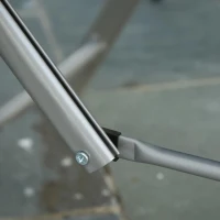 Outsunny Espreguiçadeira dobrável para jardim Cadeira ajustável de 10 posições com encosto alto e apoio para pés carga máx. 150 kg 78x58x110 cm Cinza(m-10)