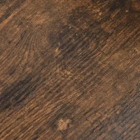 HOMCOM Cómoda de Estilo Industrial com Cestos de Tela Dobráveis e 2 Prateleiras para Dormitório Sala de Estar Corredor 80x29x71cm Marrom Rústico e Cinza Escuro(m-9)