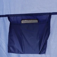 Outsunny Tenda de Duche para Campismo Dobrável Pop UP Tenda de Privacidade com proteção UV e Tecido Impermeável 100x100x185cm Azul Escuro(m-10)