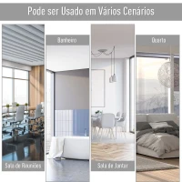 Outsunny Toldo Vertical Enrolável 140x250 cm com Manivela Proteção UV para Interior Exterior Varanda  Cinza(m-8)