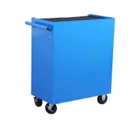 HOMCOM Carrinho de Ferramentas para Oficina com Rodas e 5 Gavetas Fechadura e Alça Lateral 67,5x33x77 cm Vermelho(m-10)