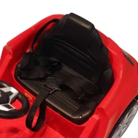 HOMCOM Carro Eléctrico Mercedes Benz para Crianças acima de 3 Anos com Controlo Remoto MP3 USB Luzes e Sons 100x58x46cm Vermelho(m-10)